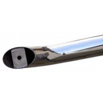 Barres de dessus de ridelles inox diamètre 50 mm 1135 mm