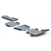 Blindage RIVAL aluminium 6 mm complet AV et AR Toyota Hilux Vigo 2007-2015