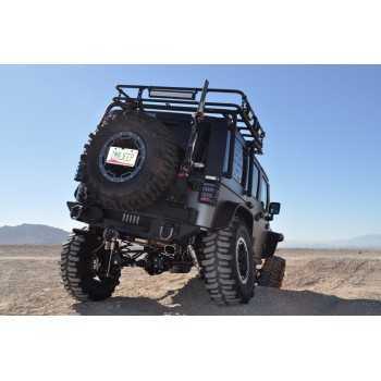 Marchepied central en option pour les pare-chocs arrière XHD en aluminium Jeep Wrangler JK 07-18