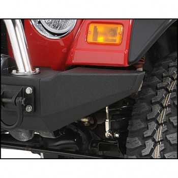 Embout de pare choc noir large Jeep CJ 76-86 YJ&TJ 87-06
