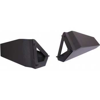 Embout de pare choc noir large Jeep CJ 76-86 YJ&TJ 87-06