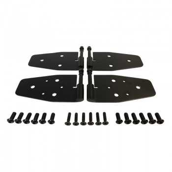 charnière de porte en acier inox noir Jeep wrangler 1988-2006