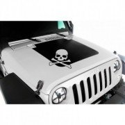 DECALCOMANIE EN VINYL SQUELETTE JEEP WRANGLER 2007-