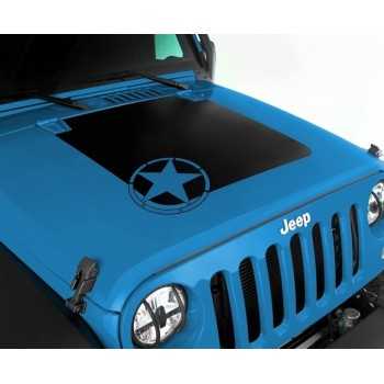 DECALCOMANIE EN VINYL ETOILE JEEP WRANGLER 2007-