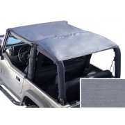 Bikini ISLAND TOPPERS gris Jeep CJ7 & Wrangler 1976-1991