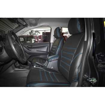 Housses de sieges Isuzu D-max Double Cabine 2012+ BLEU