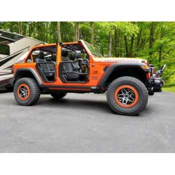 Jeu de demi-portes arrière Jeep Wrangler JL 2018-
