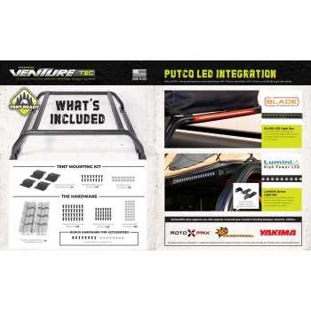 Galerie de pick-up benne courte longueur 153 cm