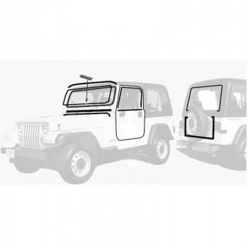 Kit de joint d'étanchéité Jeep Wrangler YJ 1987-1995