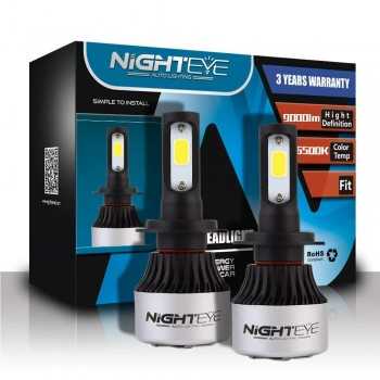 Kit d'ampoule LED H7 Night'eye pour voiture 9000LM