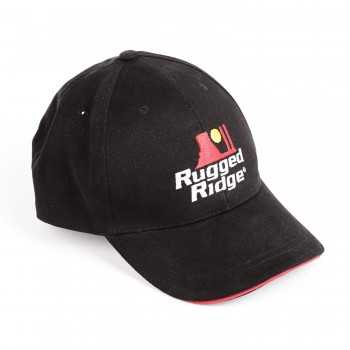 Casquette Rugged Ridge Noir & Rouge Réglable