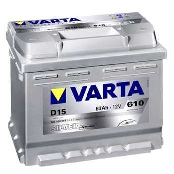 BATTERIE VARTA SILVER dynamic 12 V 63A + A DROITE