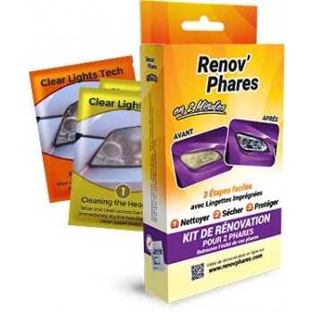 Kit Renov'phares pour le traitement de 2 phares