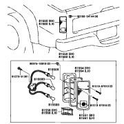 Feu arrière droit Toyota Hilux 1988-1998