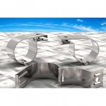 SUPPORT DE PHARE INOX POUR TUBE DE DIAMETRE 60 MM