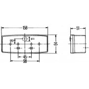 Feu clignotant avant gauche Jeep Wrangler YJ 1987-1995