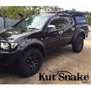 Elargisseurs d'ailes Mitsubishi L200 ML - 2006-2015 75 mm large