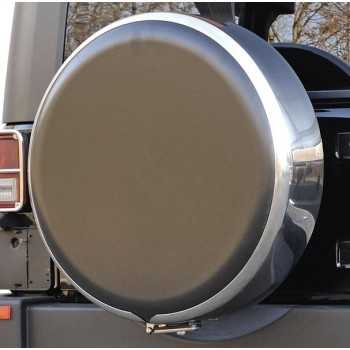 Disque de protection ABS noir pour couvre roue diamètre 70,5 cm