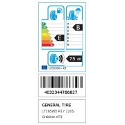 Pneu General GRABBER AT3 265/65R17 120S LB