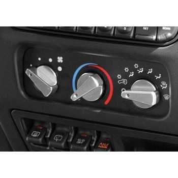 BOUTON DE CLIMATISATION JEEP WRANGLER 99-06 ROUGE