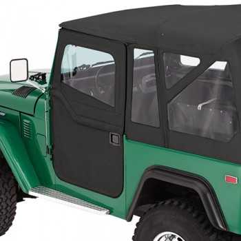Jeu de portes noir Toyota BJ-FJ 40-42 1964-1984