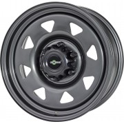 Jante acier 8 branches gun metal 7X16 Toyota série 4-6-7-8-9-Runner-Hilux 84-2005