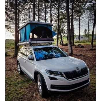 Tente de toit Compass Panoramique ouvert 195x130x102