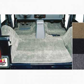 Tapis moquette de luxe gris Jeep CJ et Wrangler YJ 1976-1995