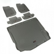 JEU DE TAPIS GRIS AVANT ET ARRIERE JEEP WRANGLER JK DE 2011 A 2018 ...