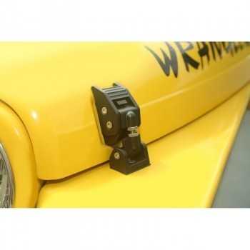 Attaches capot aluminium noir Jeep Wrangler TJ de1997 à 2006