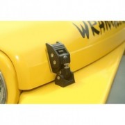 Attaches capot aluminium noir Jeep Wrangler TJ de1997 à 2006