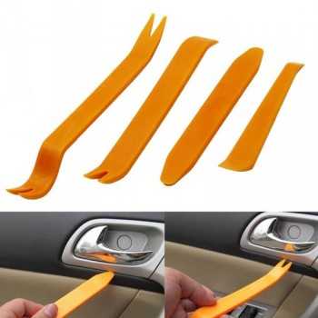JEU DE 4 OUTILS POUR TABLEAU DE BORD COULEUR ORANGE