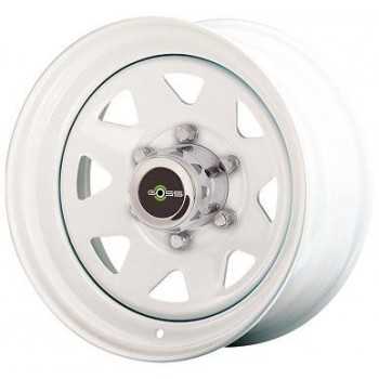  Jante acier 8 branches blanche 7X16 TOYOTA-MITSUBISHI-NISSAN