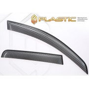 Deflecteur de porte avant carbon Nissan Navara 2005-2010