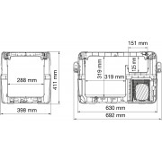 Poids et dimensions -Largeur: 398 mm -Poids: 17,5 kg