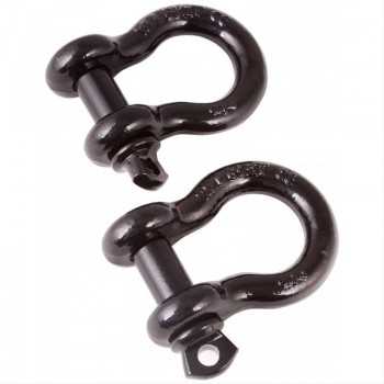 Manille Rugged Ridge noir pour pare choc jeep Wrangler