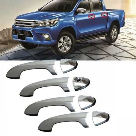 Couvre poignée de porte inox Toyota Hilux Revo 2016+ TOYOTA