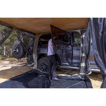 Extension de auvent ARB avec tapis de sol 2500mm x 2500 mm