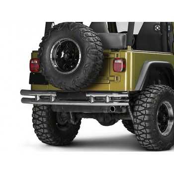 Pare-choc arrière inox Jeep Wrangler YJ-TJ 1987-2006