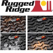 Tapis de pied avant noir Jeep Wrangler 2007-2018 5 portes