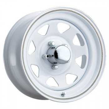 Jante acier 8 branches blanches 7X15 Toyota-Nissan-Mitsubishi