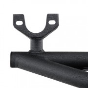 Kit de tubes de protection latéraux SRC noir avec marchepied 4 portes Wrangler JK 2007-2018