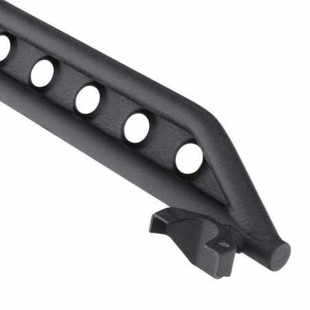 Kit de tubes de protection latéraux SRC noir avec marchepied 4 portes Wrangler JK 2007-2018