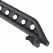 Kit de tubes de protection latéraux SRC noir avec marchepied 4 portes Wrangler JK 2007-2018