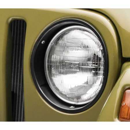Enjoliveur noire de phare Jeep Wrangler JK 2007-2018