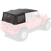 Capotage de remplacement Bestop® Black Twill Jeep Wrangler JK 2010-2018