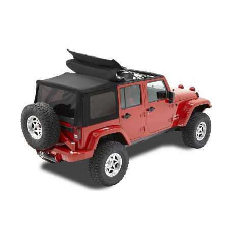 Capotage de remplacement Bestop® Black Twill Jeep Wrangler JK 2010-2018