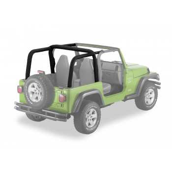 Housse d'arceau Black Denim Jeep Wrangler TJ 1997-2002