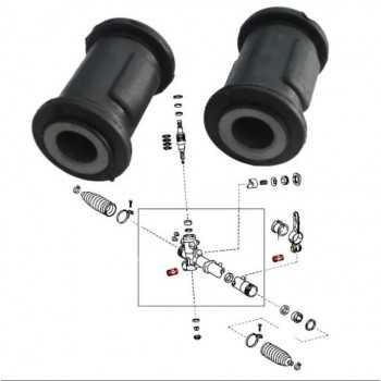 Silentbloc crémaillère Toyota Rav 4 II 2000-2006 (l'unité)