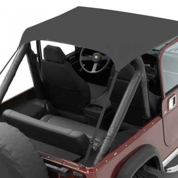 Bikini® Tops Bestop® black denin avec sangle Jeep CJ5/6 1955-1975